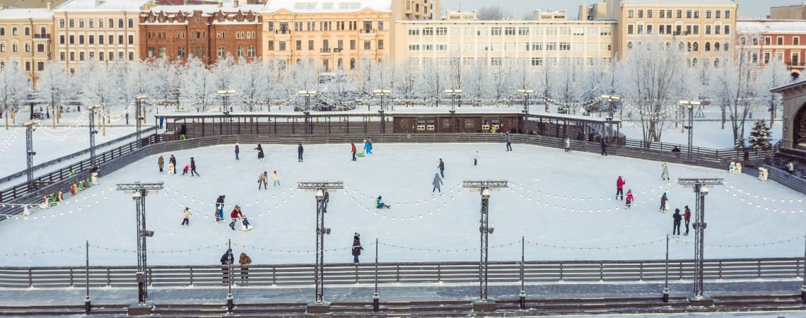 Каток в Новой Голландии / Фото: официальный сайт Каток в Новой Голландии / Фото: официальный сайт